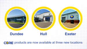 CORE products are now available at three new locations